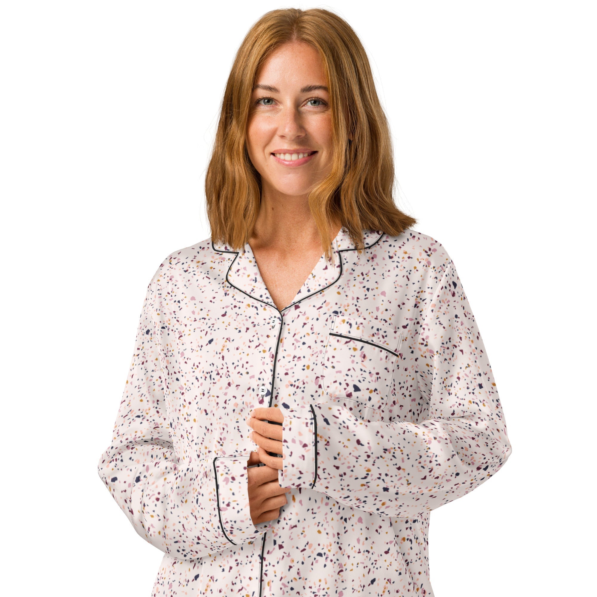 Women’s long sleeve pajama top pants set