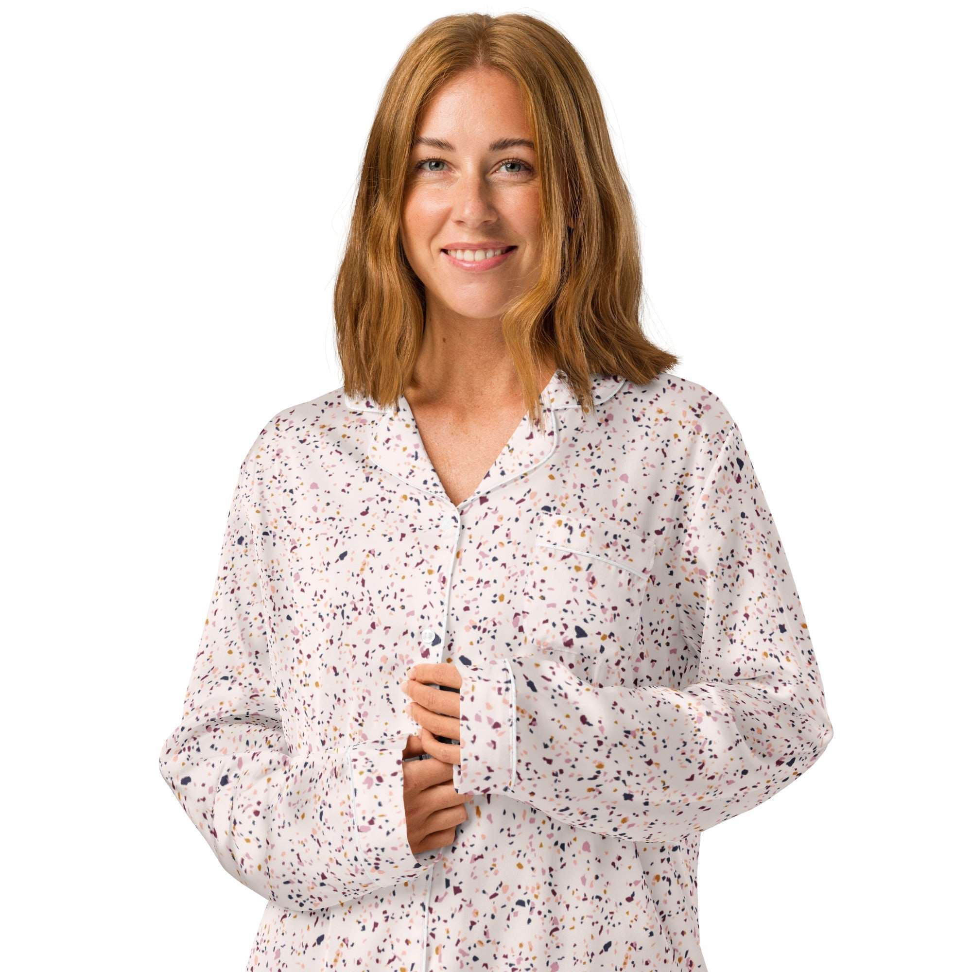 Women’s long sleeve pajama top pants set