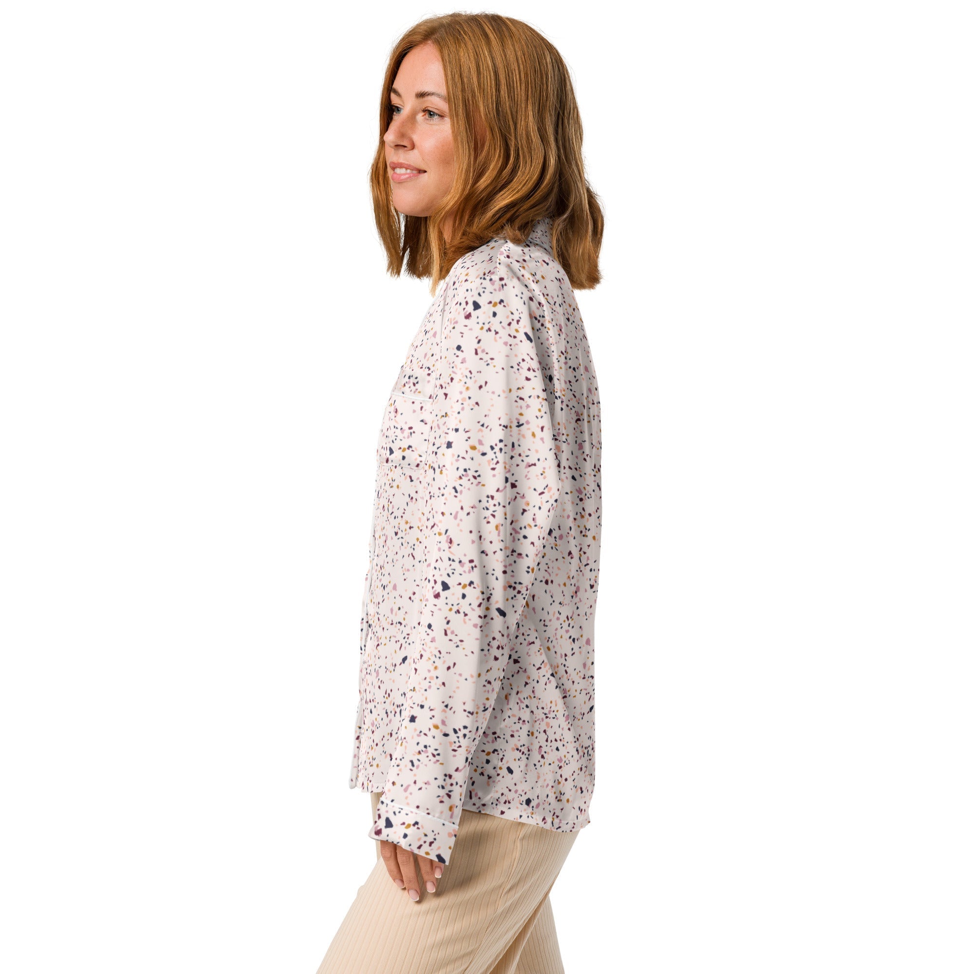 Women’s long sleeve pajama top pants set